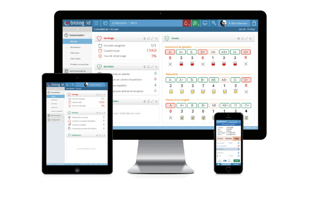 Conception interface UX biolog