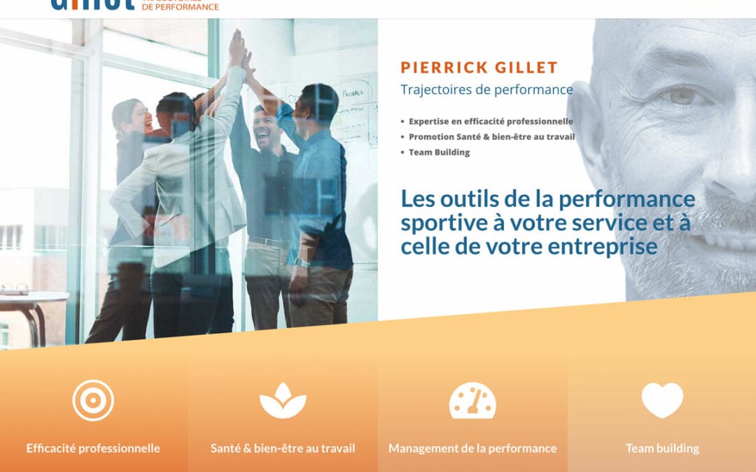 Projet communication de Pierrick Gillet, coach sport & entreprise